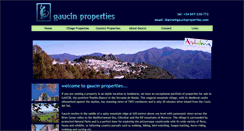 Desktop Screenshot of gaucinproperties.com