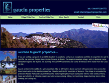 Tablet Screenshot of gaucinproperties.com